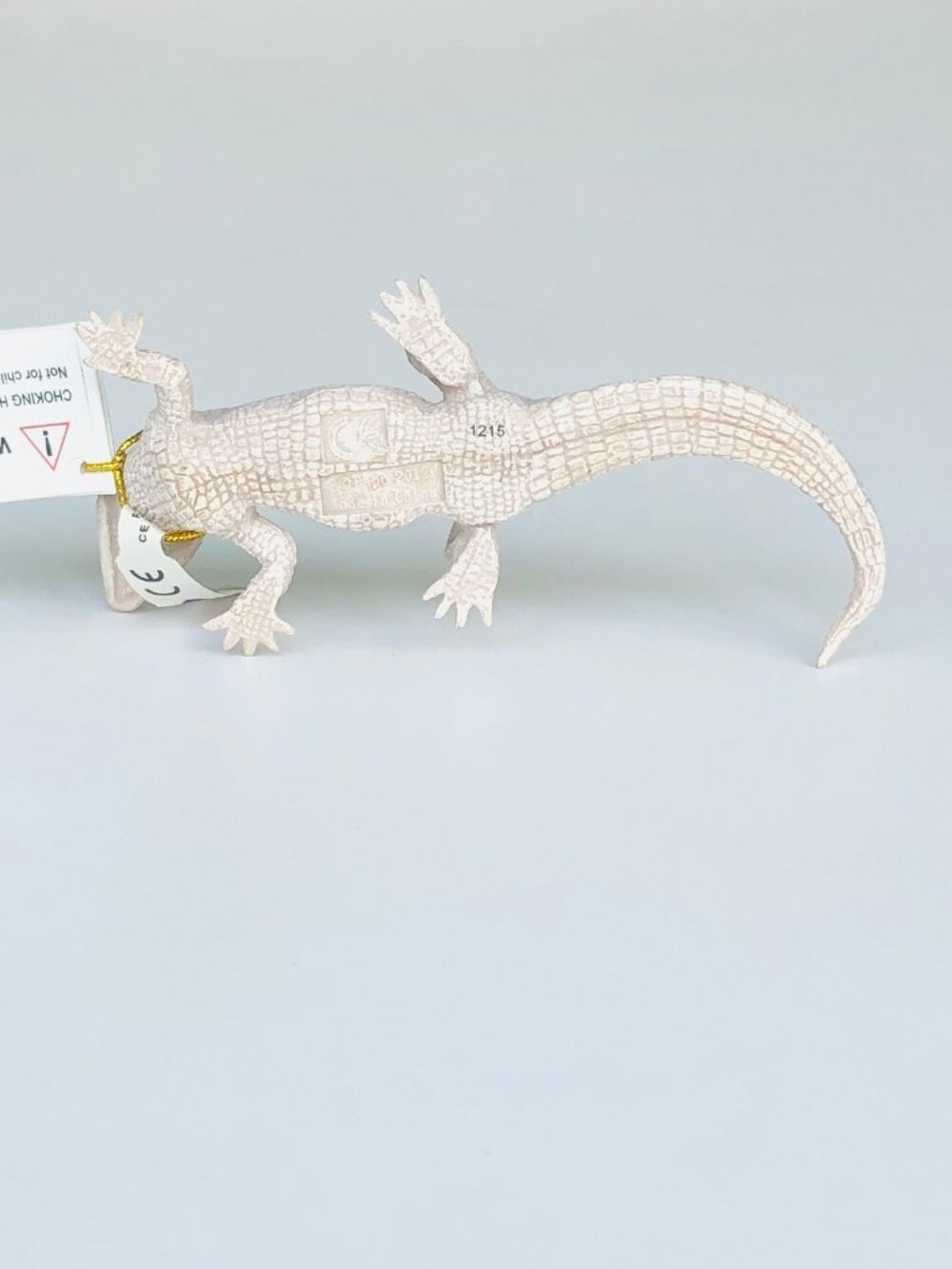 Papo White Baby Crocodile Animal Figurine New w/Tag Add-On Item Age 3+ - Picture 6 of 11